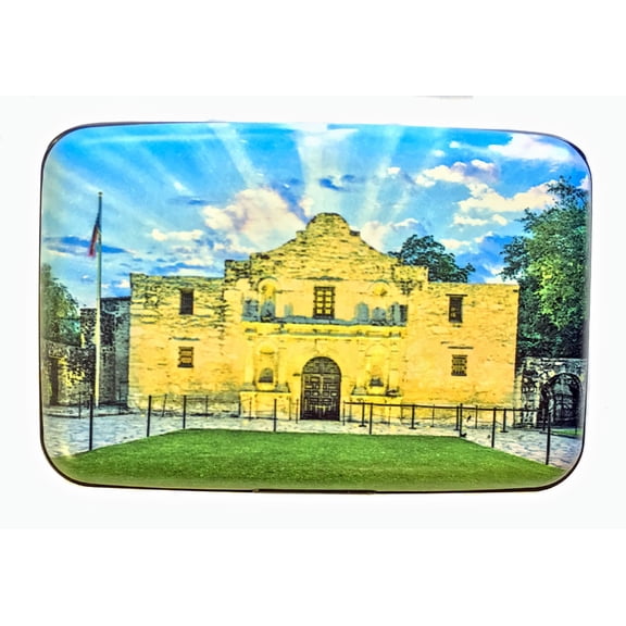 Fig Design Group Texas The Alamo RFID Secure Theft Protection Armored Wallet