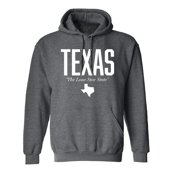Texas The Lone Star State Adult Hooded Sweatshirt