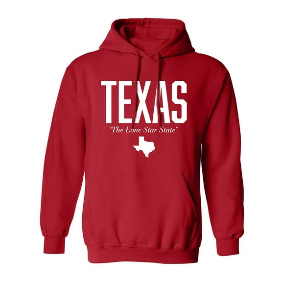 Texas The Lone Star State Adult Hooded Sweatshirt