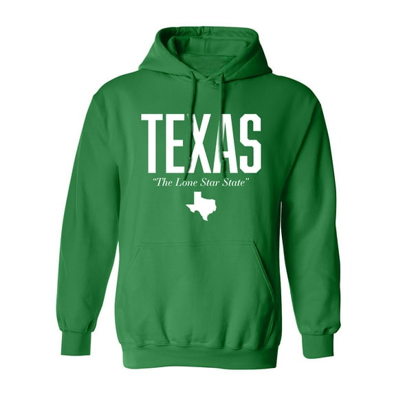 Texas The Lone Star State Adult Hooded Sweatshirt