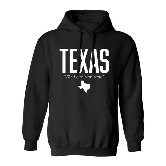 Texas The Lone Star State Adult Hooded Sweatshirt