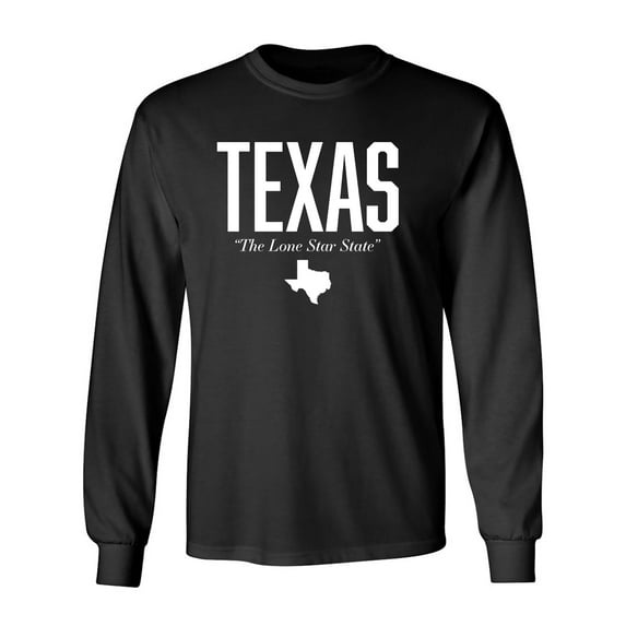 Texas The Lone Star State Adult Long Sleeve T-shirt