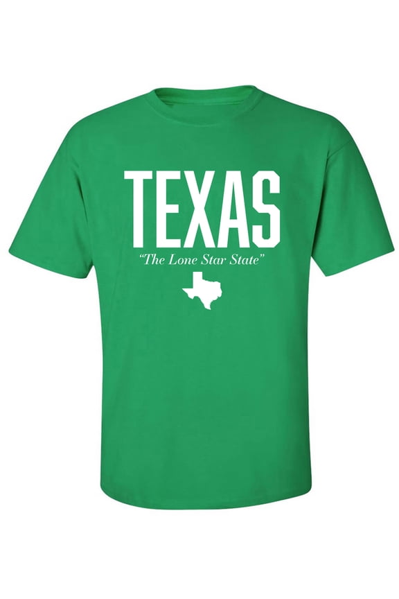 Texas The Lone Star State Adult Short Sleeve T-shirt