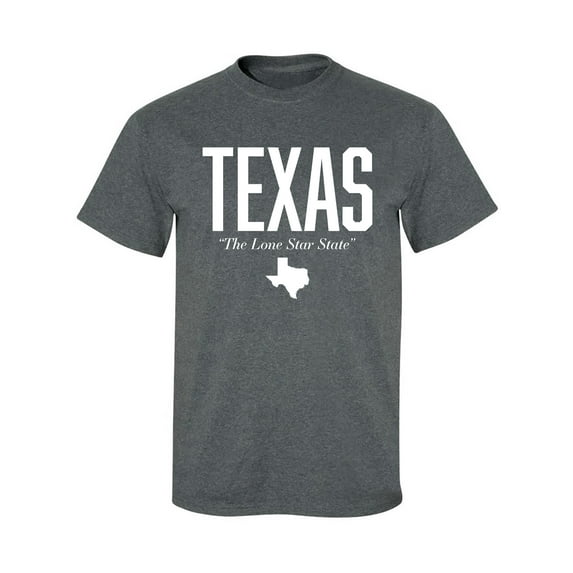 Texas The Lone Star State Adult Short Sleeve T-shirt