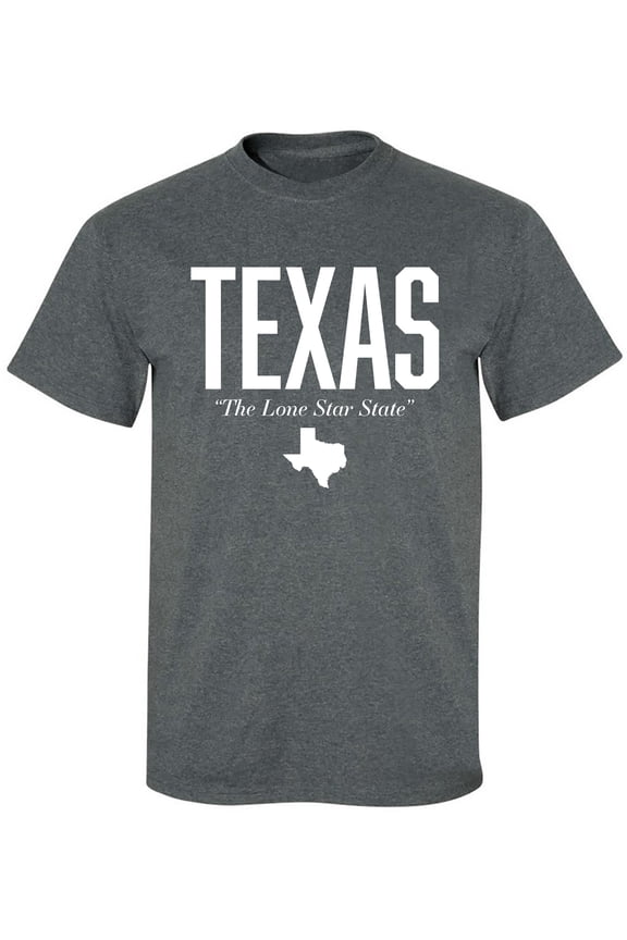 Texas The Lone Star State Adult Short Sleeve T-shirt