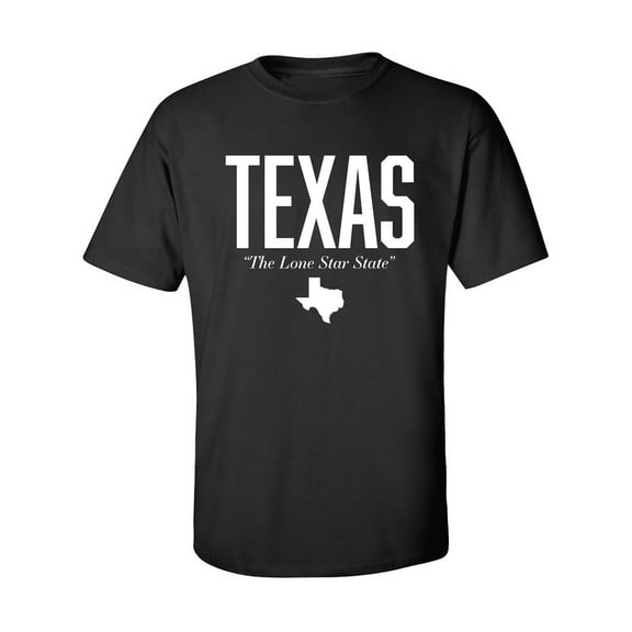 Texas The Lone Star State Adult Short Sleeve T-shirt