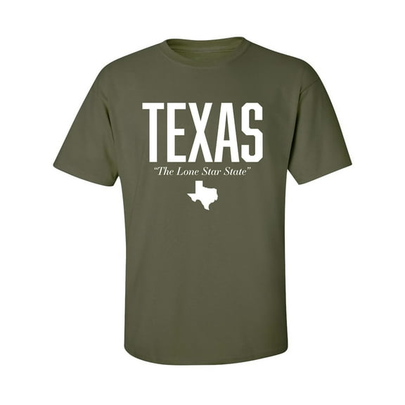 Texas The Lone Star State Adult Short Sleeve T-shirt