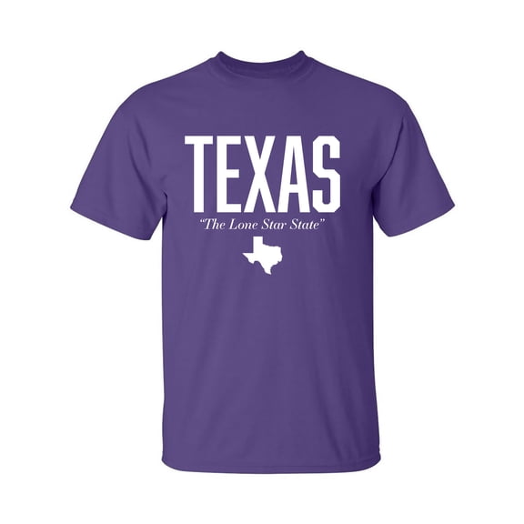 Texas The Lone Star State Adult Short Sleeve T-shirt