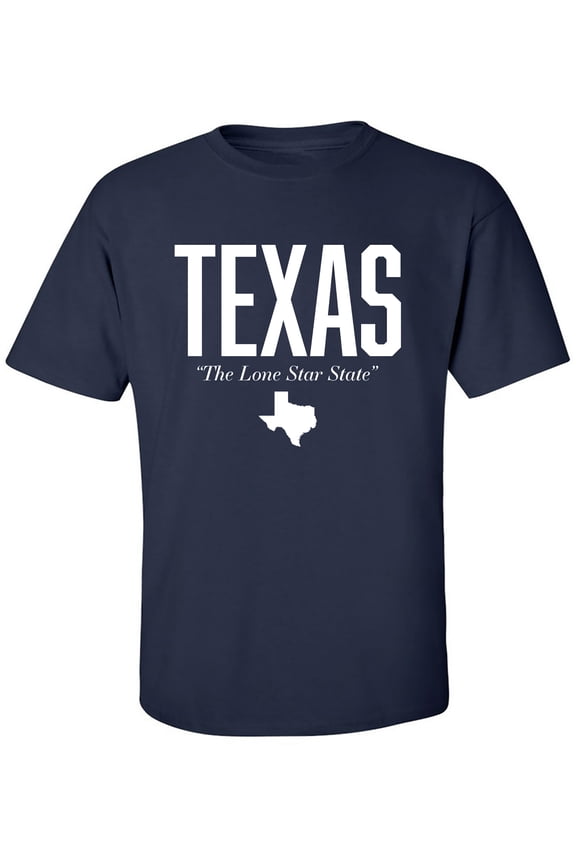 Texas The Lone Star State Adult Short Sleeve T-shirt