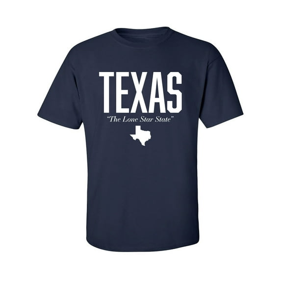 Texas The Lone Star State Adult Short Sleeve T-shirt
