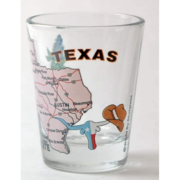 Texas The Lone Star State All-American Collection Shot Glass