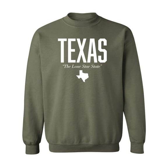 Texas The Lone Star State Crewneck Sweatshirt