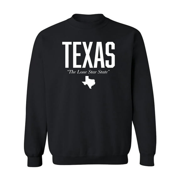 Texas The Lone Star State Crewneck Sweatshirt