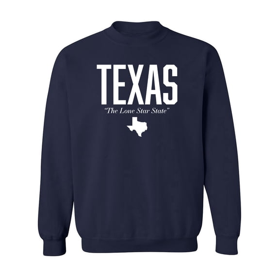 Texas The Lone Star State Crewneck Sweatshirt