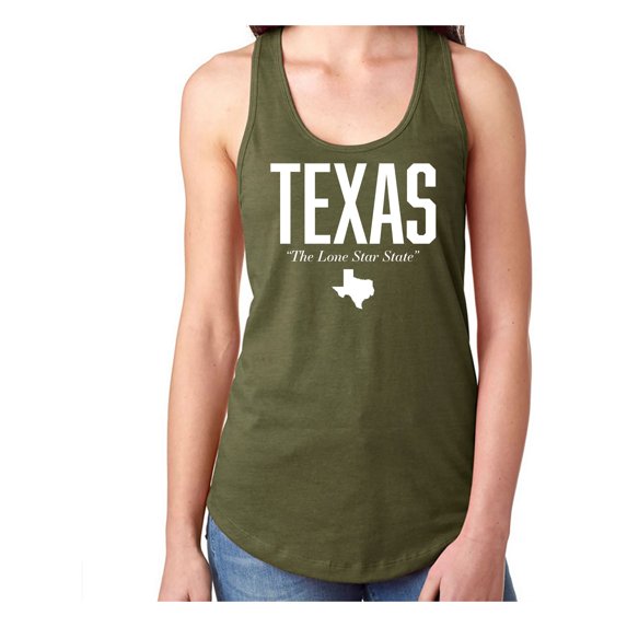 Texas The Lone Star State Racerback Tank