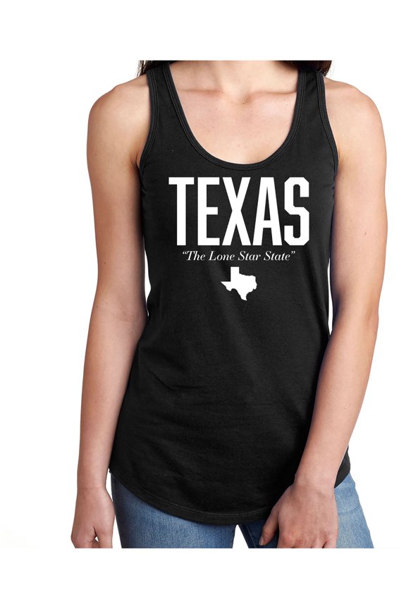 Texas The Lone Star State Racerback Tank