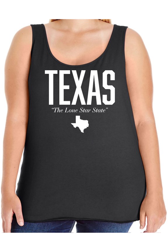 Texas The Lone Star State Womens Tank Top