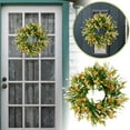 thumbnail image 1 of Texas Themed Wreath for Seasonal Front Door with Realistic Dead Branch and Immortal Floral Arrangement, 1 of 7