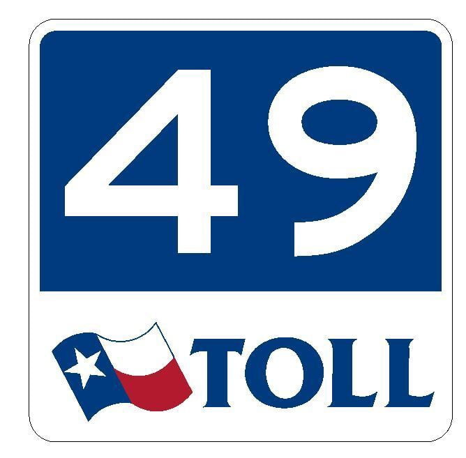Texas Toll Road 49 Metal Sign Highway Sign Road Sign Decal Size: 12 ...
