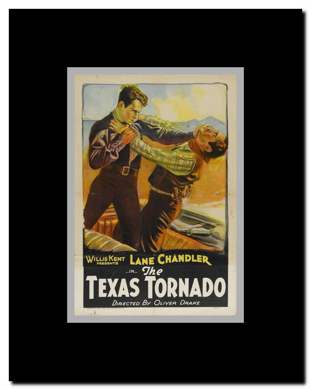 Texas Tornado Framed Movie Poster