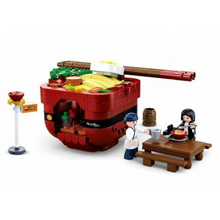 Food Court Noodle House Building Brick Kit (338 Pcs)