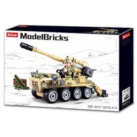 Model Bricks Bobcat 8x8 All Terrain Assault Vehicle Building Brick Kit (161pcs)