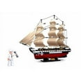 thumbnail image 1 of Texas Toy Distribution 836 USS Constitution Frigate 1-170 Scale Building Brick Kit, 1118 Piece, 1 of 6