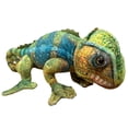 thumbnail image 1 of Texas Toy Distribution - Chameleon Blue-Green Plush Reptile 12" Stuffed Animal, 1 of 4
