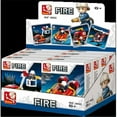 thumbnail image 1 of Fire Fighting 4-in-1 Building Brick Display Set, 1 of 9