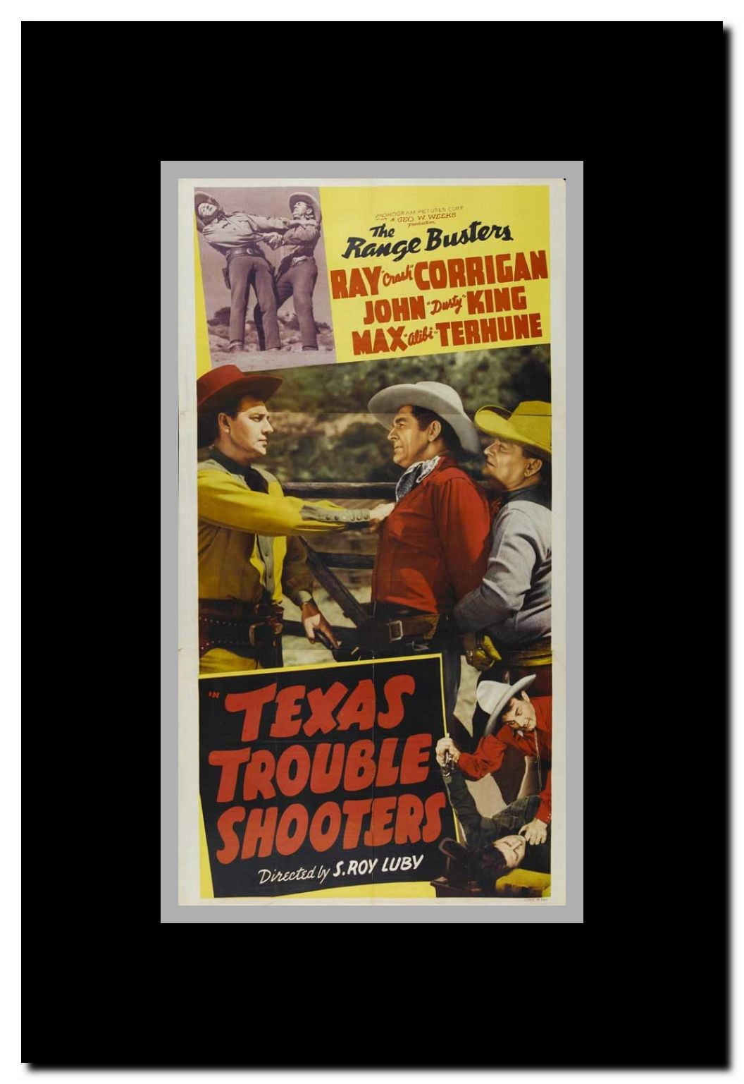 Texas Trouble Shooters Framed Movie Poster