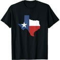 thumbnail image 1 of Texas Tshirt Women Men | Texas State Lone Star Flag Map T-Shirt, 1 of 3