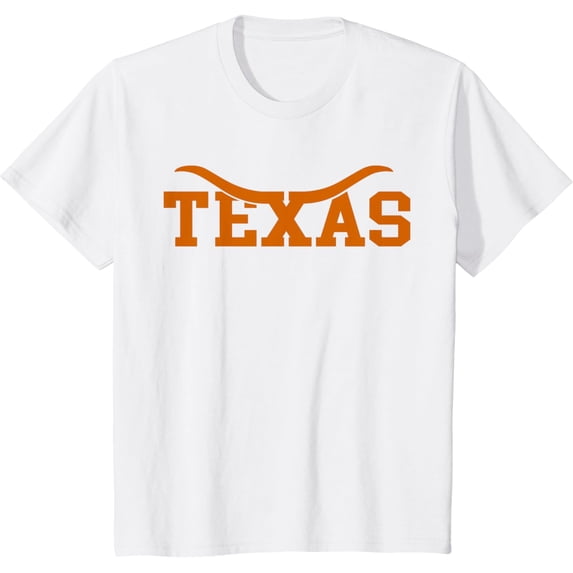 Texas USA Bull American Font T-Shirt