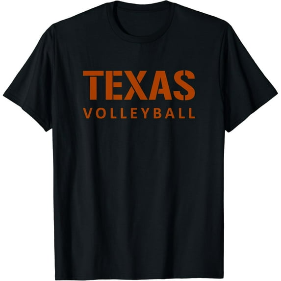 Texas Volleyball Block Style T-Shirt