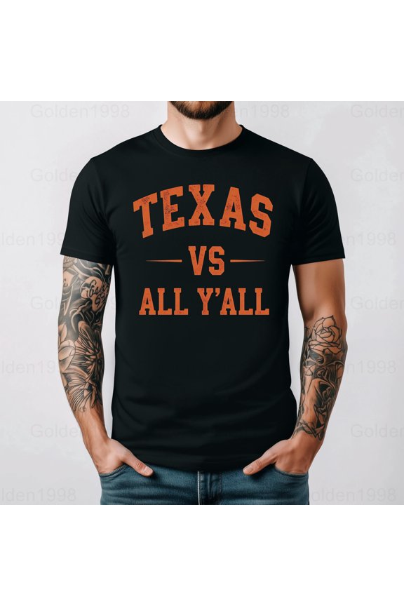 Texas Vs Yall Retro Vintage Sports Team Heritage Pride Fan Gift Graphic,for men & women up to 5XL