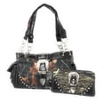 thumbnail image 1 of Texas West Camouflage Rhinestone Western Buckle Purse/Wallet Set, 1 of 7