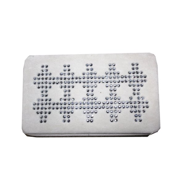 Texas West Rhinestone Women's Clip Wallet With Extra Checkbook In Multi Pattern