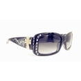 thumbnail image 1 of Texas West Womens Sunglass with Antiqued Ornate Cross And Rhinestones UV400 Lens, 1 of 3