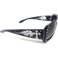 thumbnail image 1 of Texas West Womens Sunglasses With Rhinestone Bling UV 400 PC Lens Horse/Concho/Cross/Butterfly/Star, 1 of 1