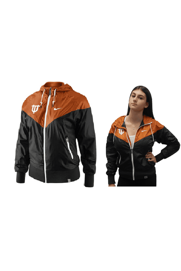 Texas Women Two-Tone Full Zip Wind runner Jacket Windbreaker (Size Medium)