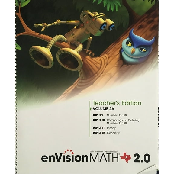 Texas - enVisionMATH 2.0 - Grade 1 - Teacher's Edition - Volume 2A