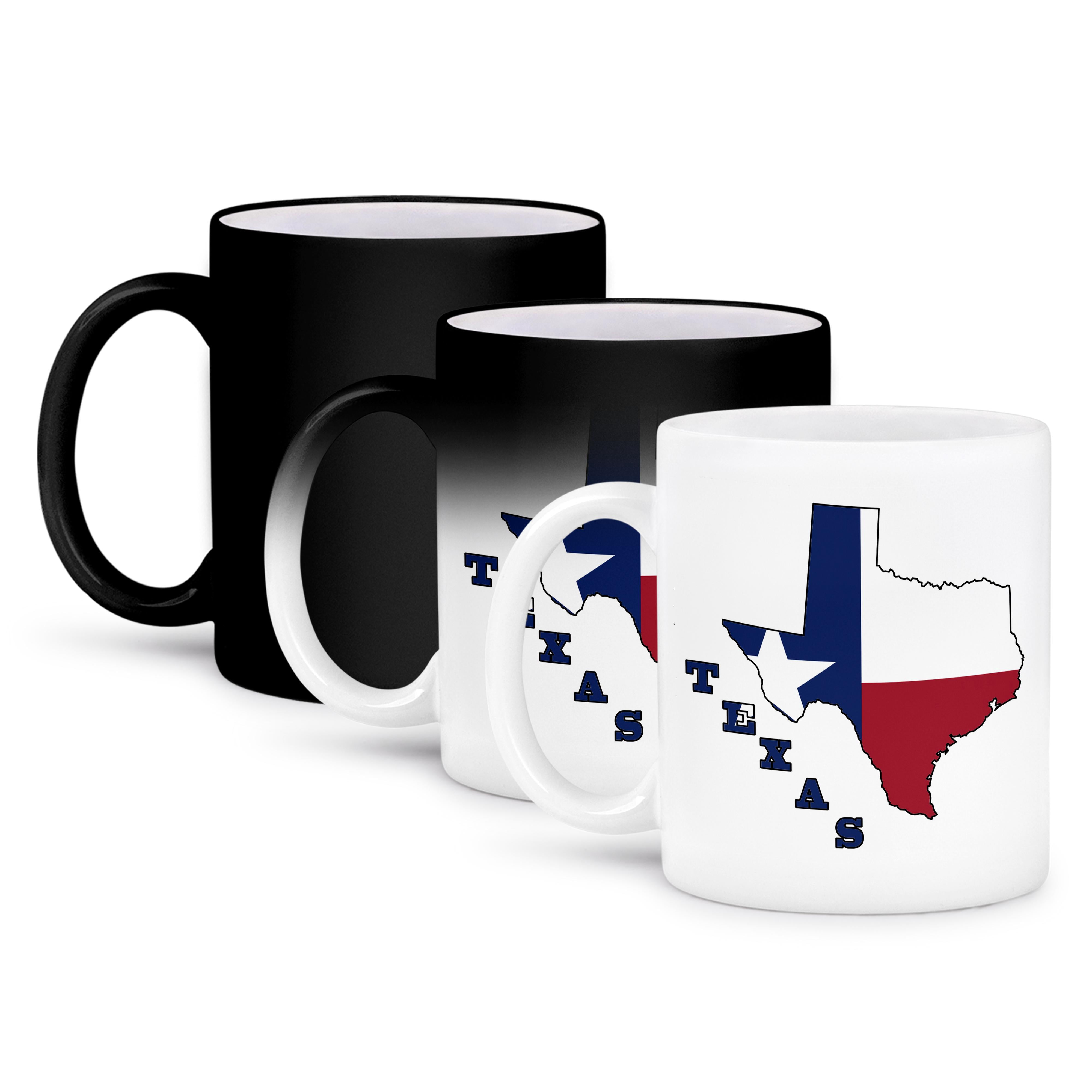 3dRose Texas State Flag In The Outline Map And