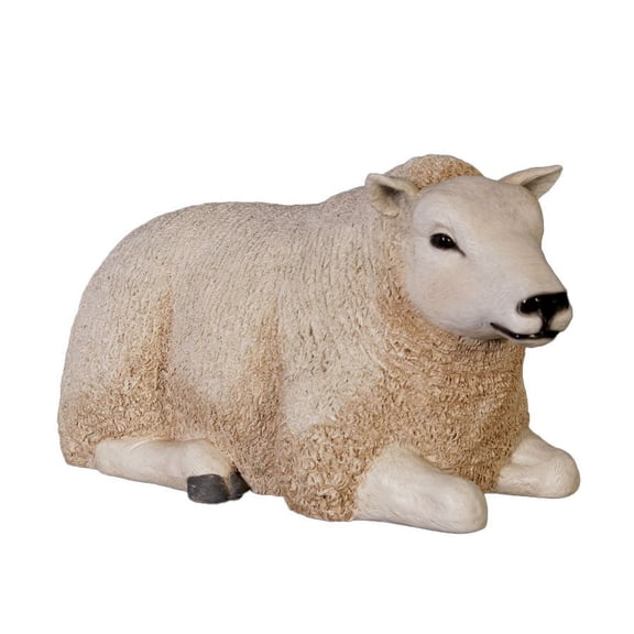 Texelaar Baby Sheep Laying Life Size Statue