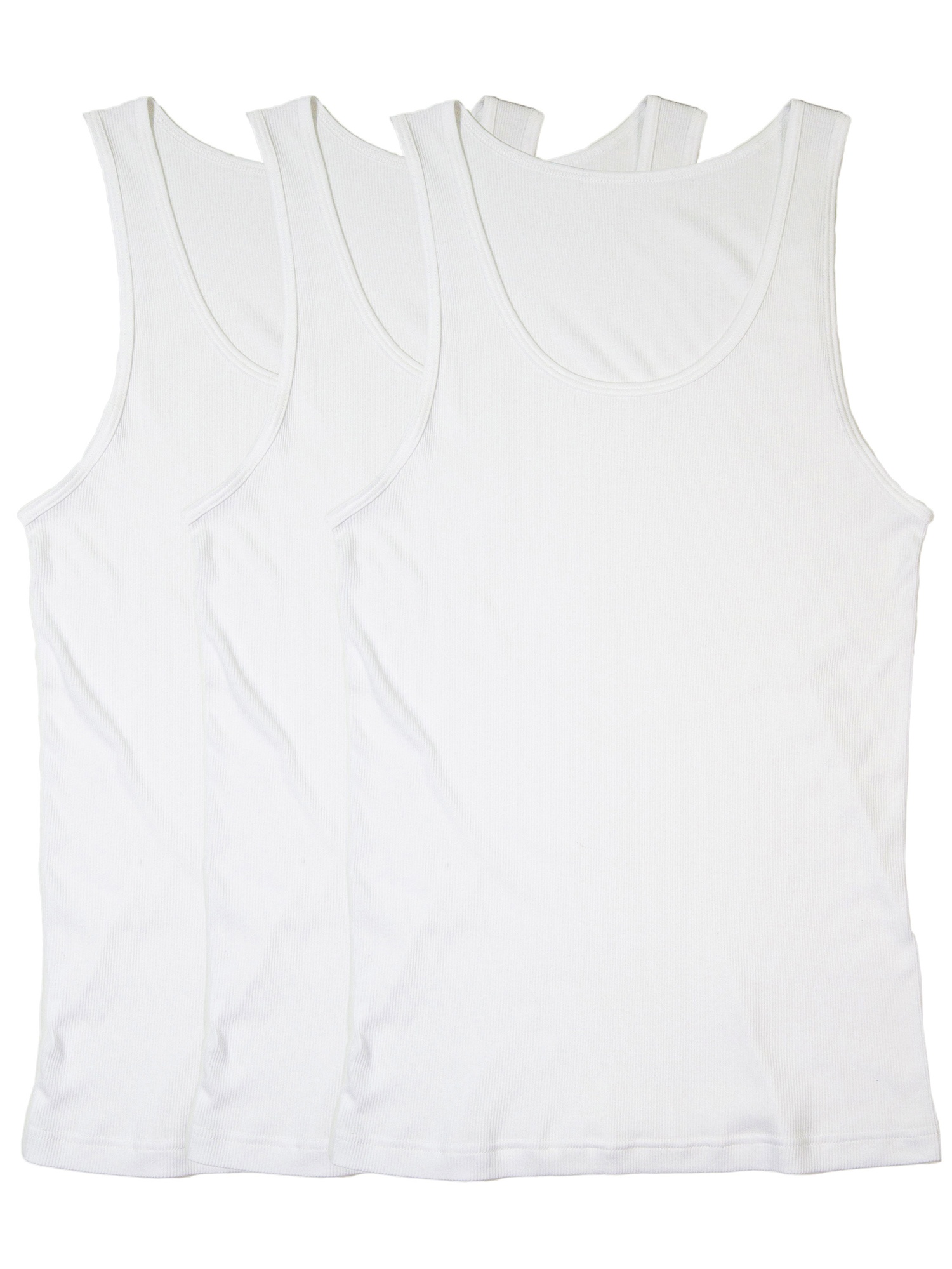 Texere Men's Ribbed Tank Top Undershirt (3Pack) Comfortable Men's