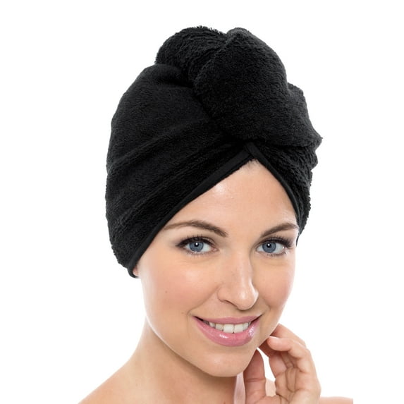 Texere Women's Bamboo Hair Towel (Single Pack) Luxury Gift Ideas for Ladies