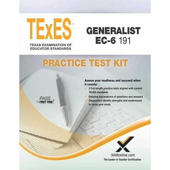 Texes TExES Generalist Ec-6 191 Practice Test Kit, (Paperback)