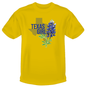 Texian Pride "Texas Girl" Womens T-shirt