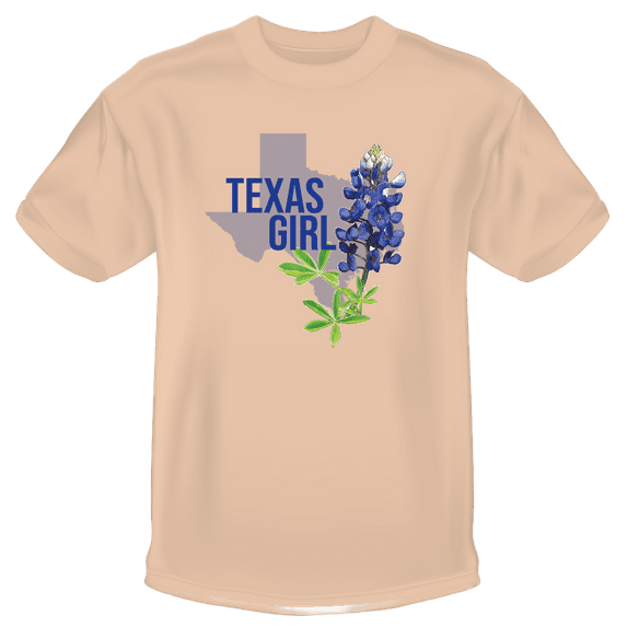 Texian Pride "Texas Girl" Womens T-shirt