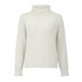 thumbnail image 1 of Texiao Oversized Sweatshirt for Women,Women's Thick Thread High Neck Knit Pullover Sweater, 1 of 8