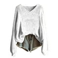thumbnail image 1 of Texiao Sweaters for Women Trendy,Women's Winter Warm Crewneck Long Sleeve Knit Pullover Sweater, 1 of 4