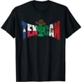 thumbnail image 1 of Texican Distressed Texas and Mexico Flag Letters Cactus T-Shirt, 1 of 3